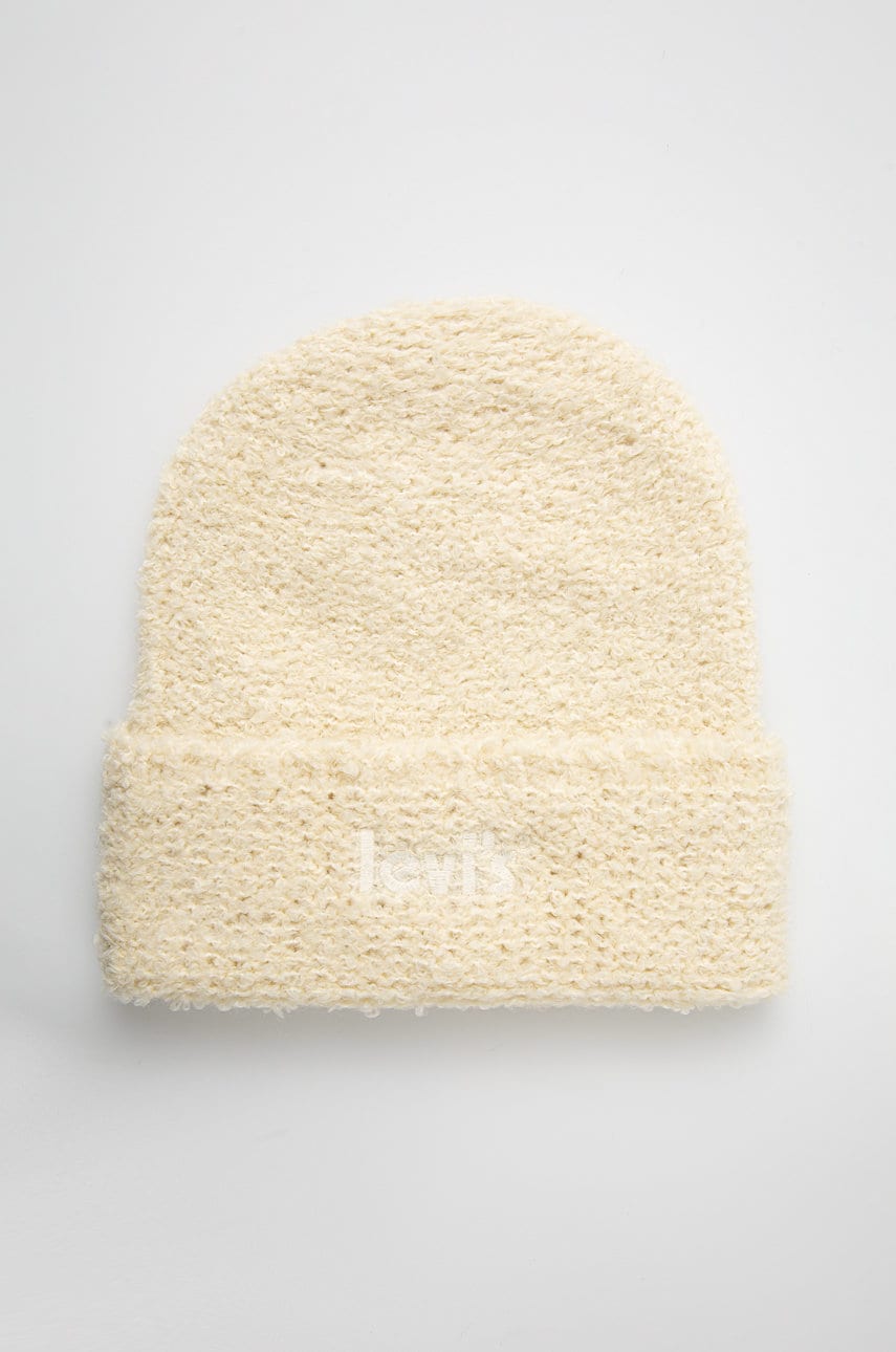 Levi's caciula culoarea bej,