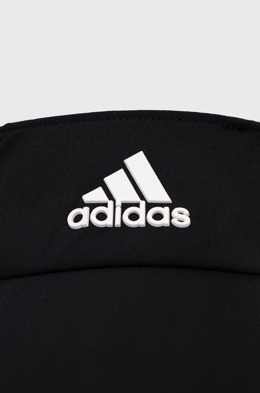 

Козирок від сонця adidas Performance колір чорний з аплікацією