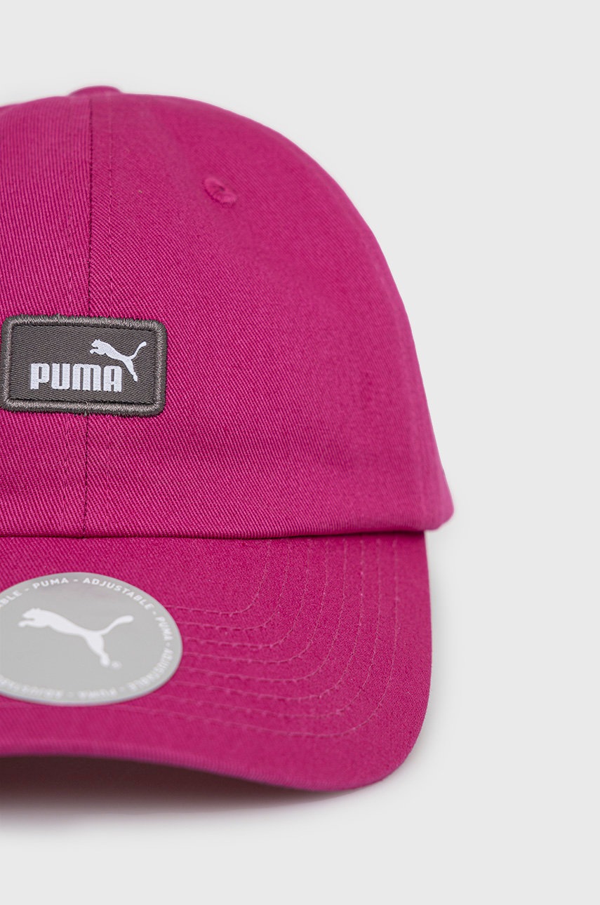 

Хлопковая кепка Puma 2366906 цвет розовый с аппликацией
