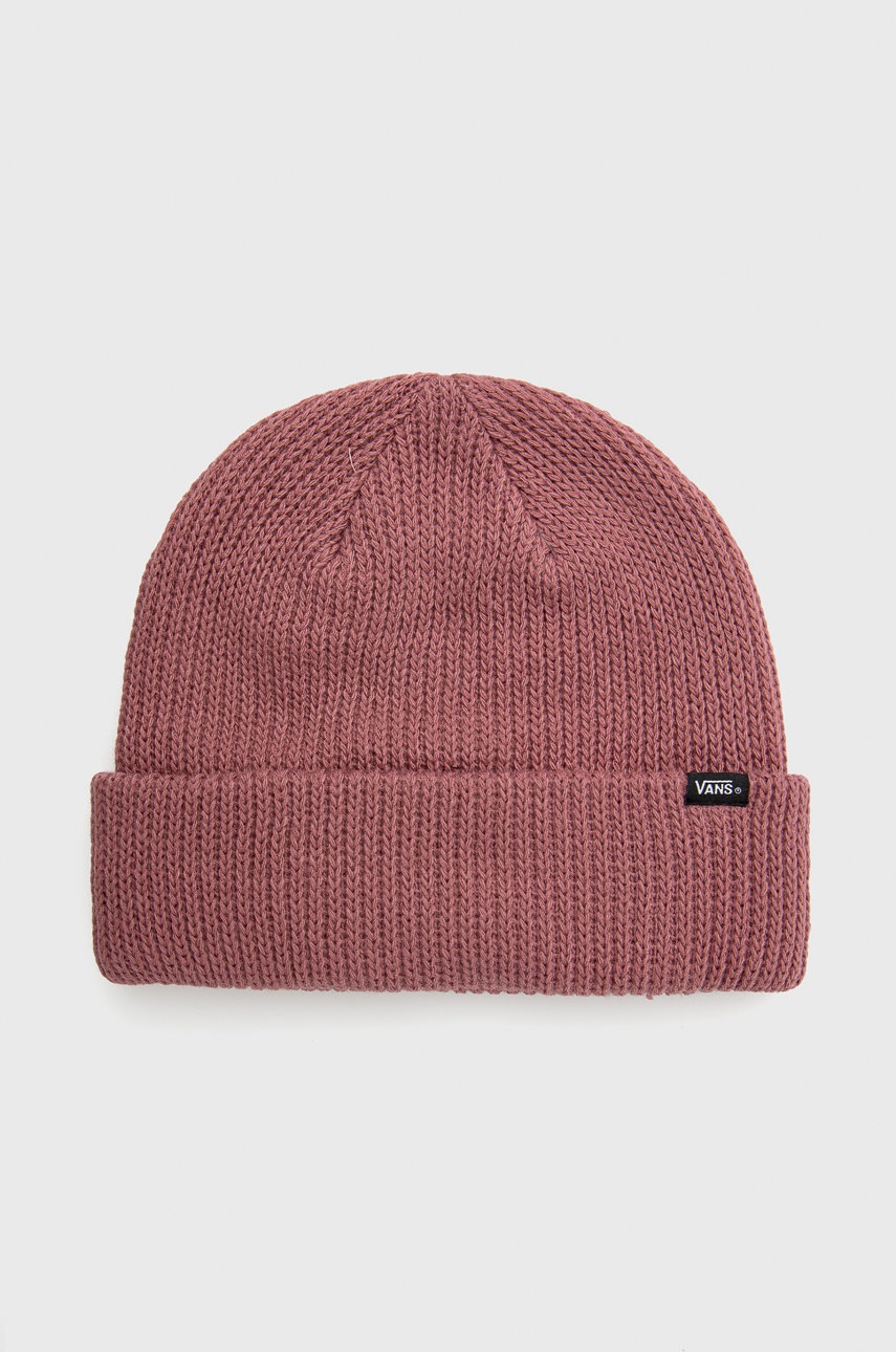 

Шапка Vans в розово с фина плетка, Розов