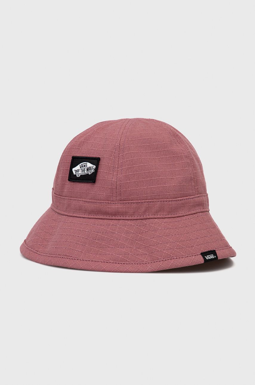 Vans kapelusz kolor różowy bawełniany