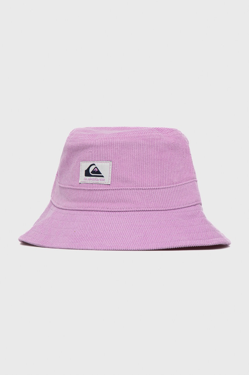 

Памучна капела Quiksilver в розово от памук, Розов