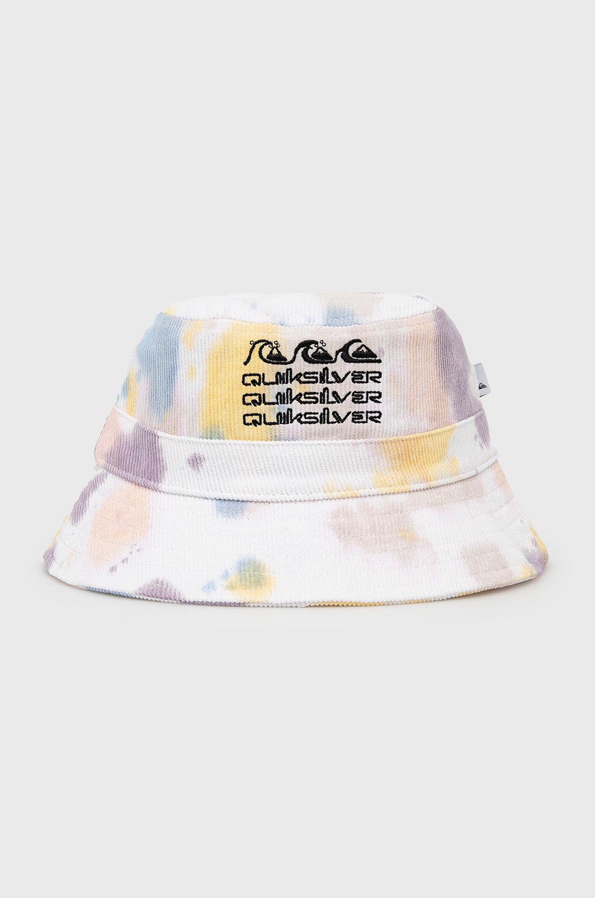

Памучна капела Quiksilver в бяло от памук, Многоцветен