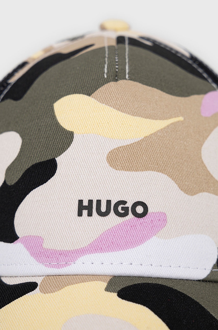 

Бавовняна кепка Hugo з принтом