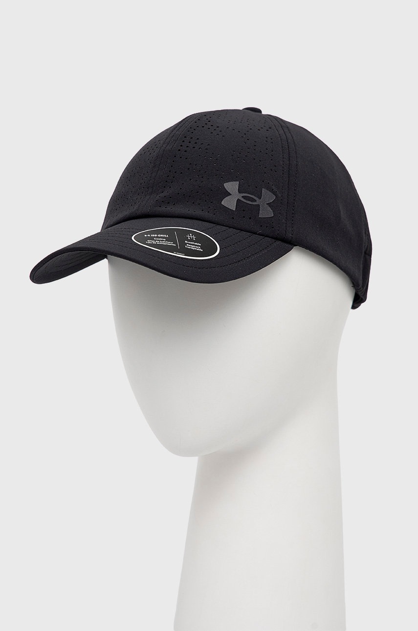 

Кепка Under Armour 1369787 колір чорний з принтом