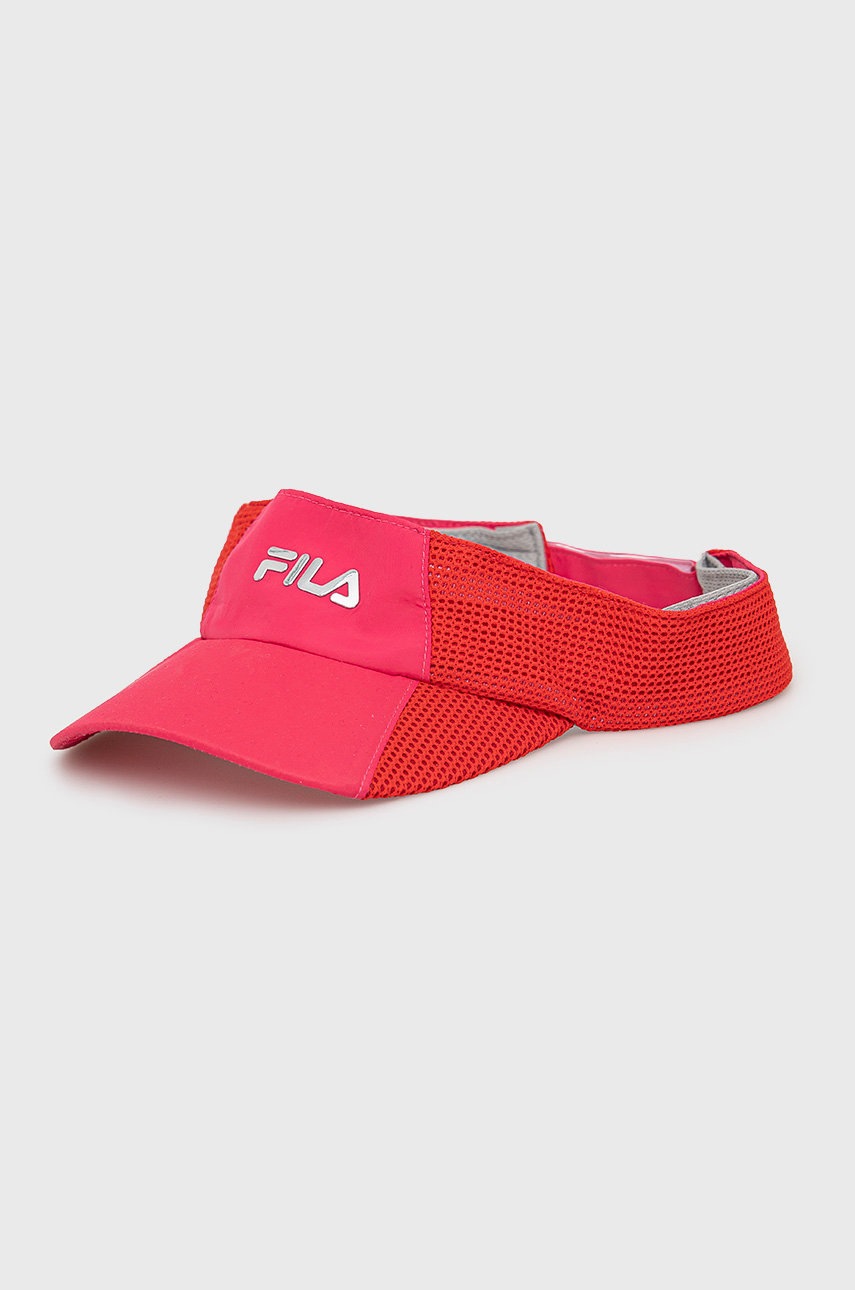 Fila sapca cozoroc culoarea roz, neted