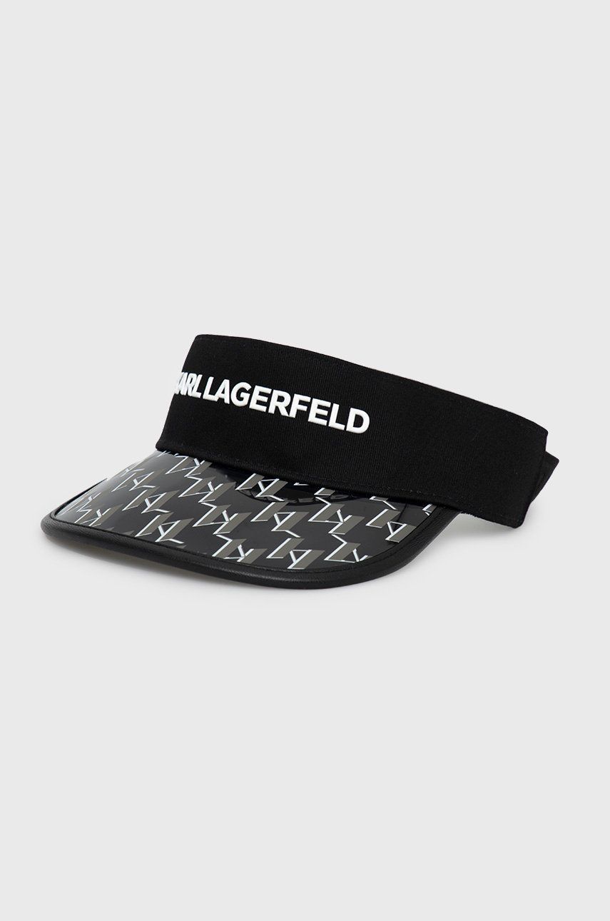 Karl Lagerfeld sapca cozoroc culoarea negru, modelator