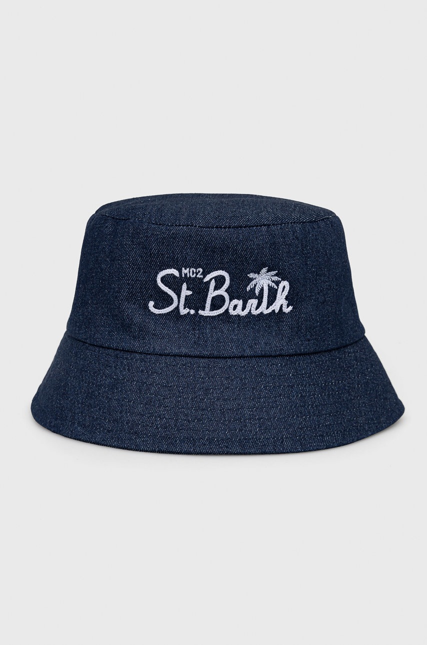 

Памучна капела MC2 Saint Barth в тъмносиньо от памук, Тъмносин