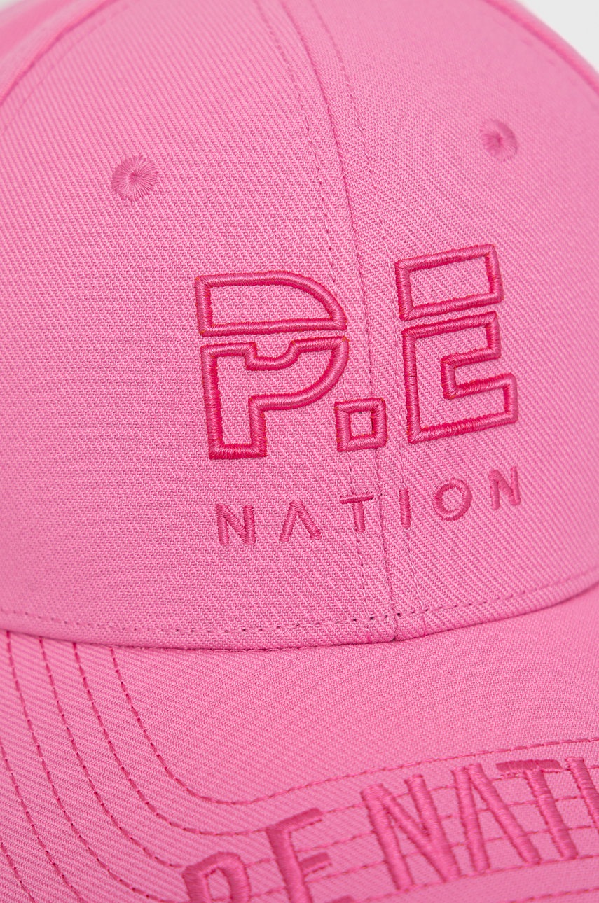 

Кепка P.E Nation цвет розовый с аппликацией