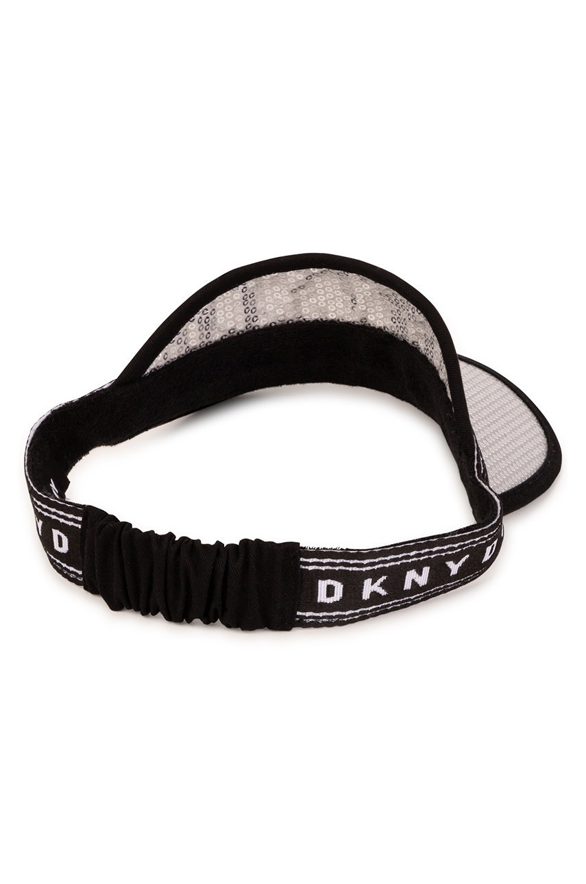 

Дитячий козирок Dkny колір сірий з принтом