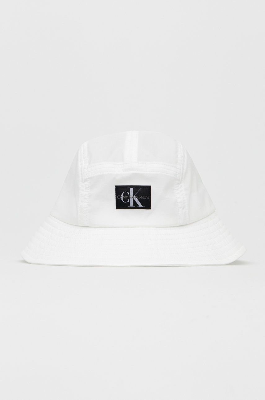 Calvin Klein Jeans kapelusz dziecięcy IU0IU00280.PPYY kolor biały