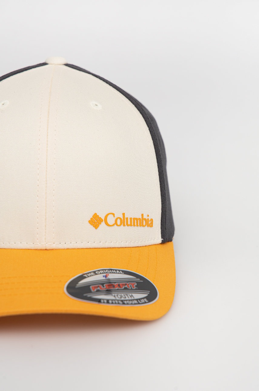 

Дитяча кепка Columbia колір бежевий однотонна