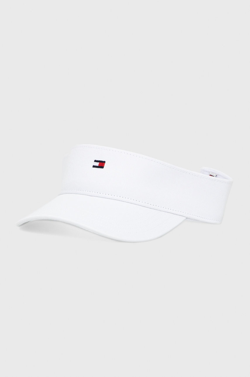 

Детскa козирка Tommy Hilfiger в бяло с изчистен дизайн, Бял