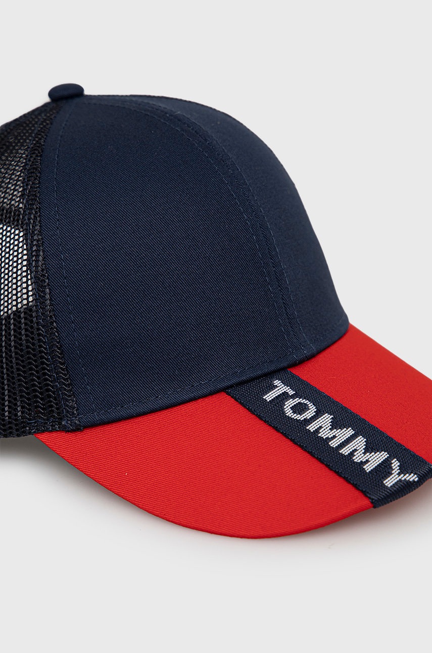 

Кепка Tommy Hilfiger колір синій з аплікацією