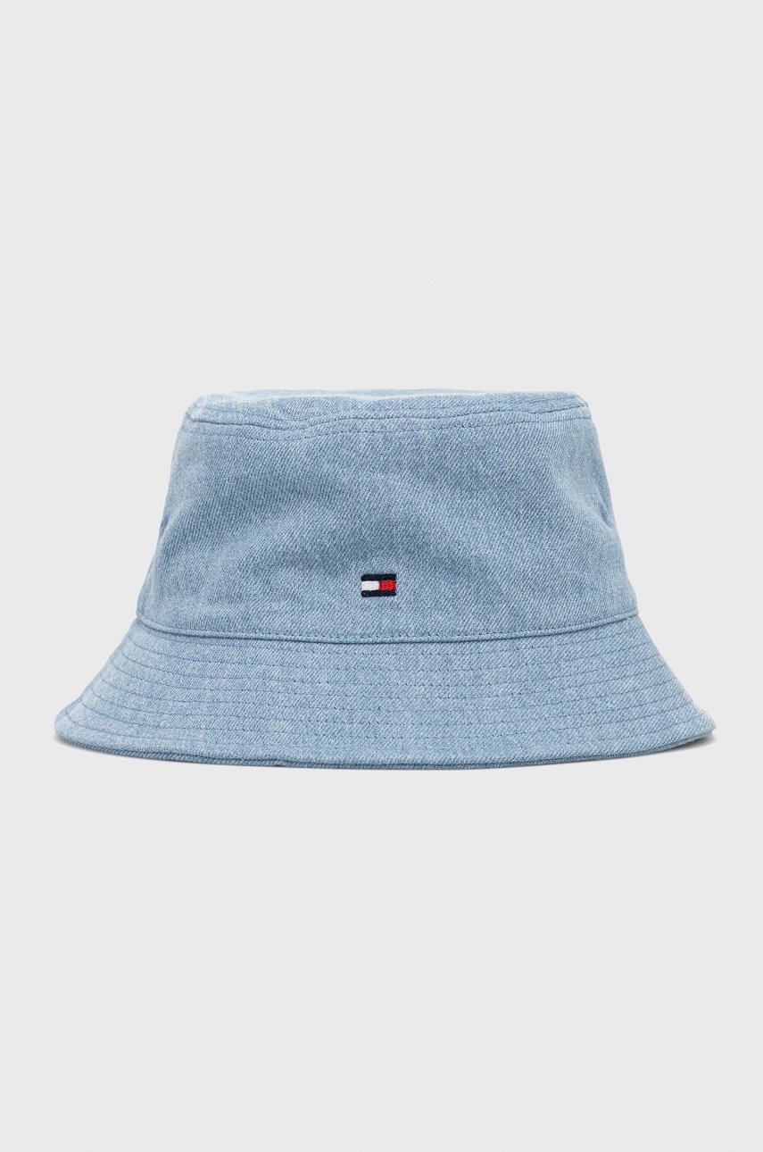 

Детска памучна капела Tommy Hilfiger, Син