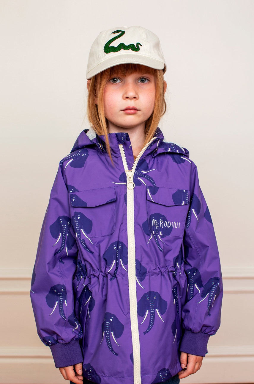 Детская кепка Mini Rodini цвет белый с аппликацией Детская кепка Mini Rodini цвет белый с аппликацией