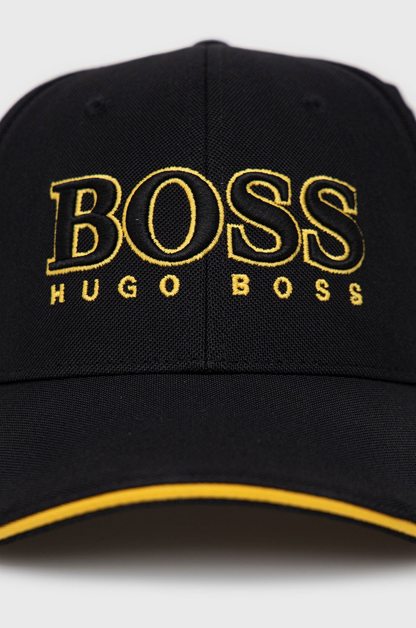 

Кепка Boss Boss Athleisure цвет чёрный гладкая
