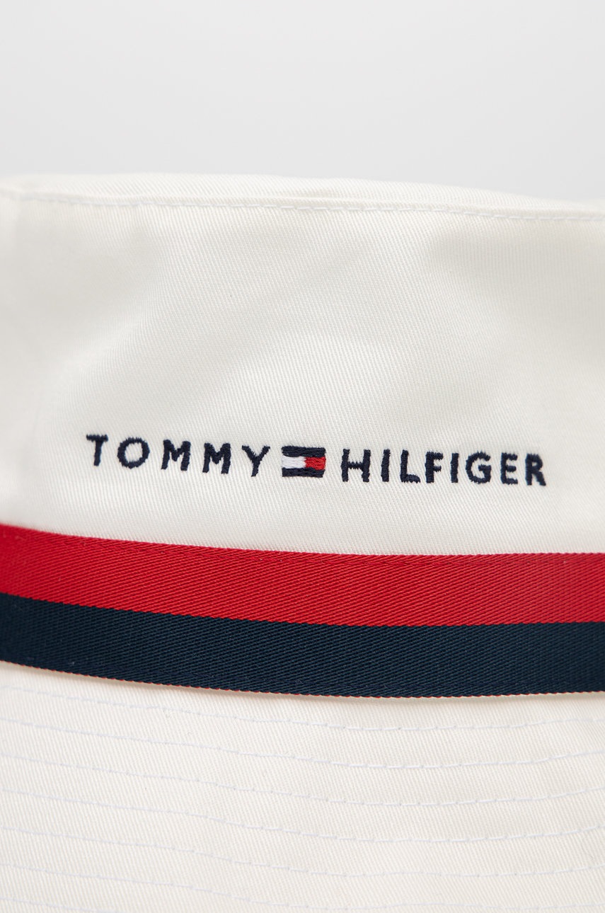 

Шляпа из хлопка Tommy Hilfiger цвет бежевый хлопковый