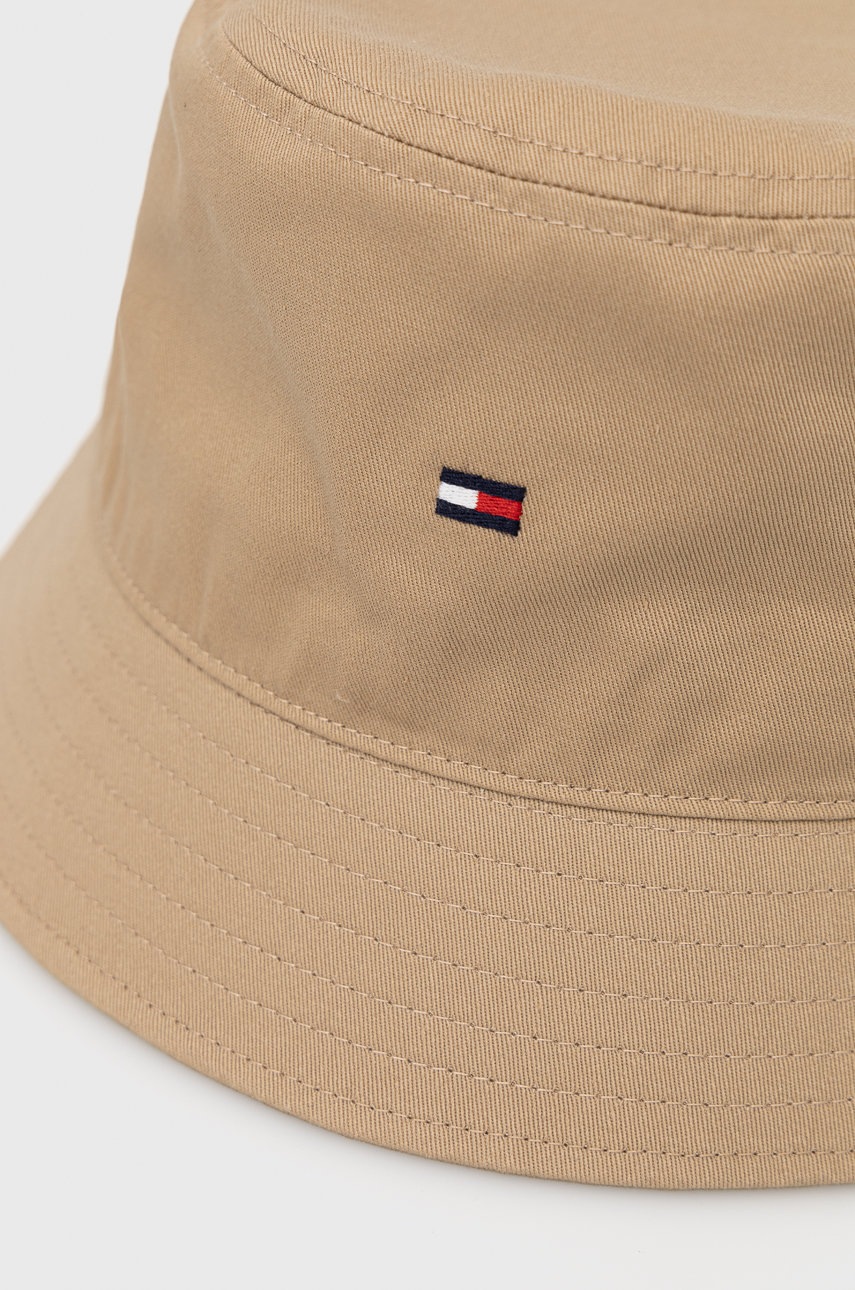 

Бавовняний капелюх Tommy Hilfiger колір бежевий з бавовни