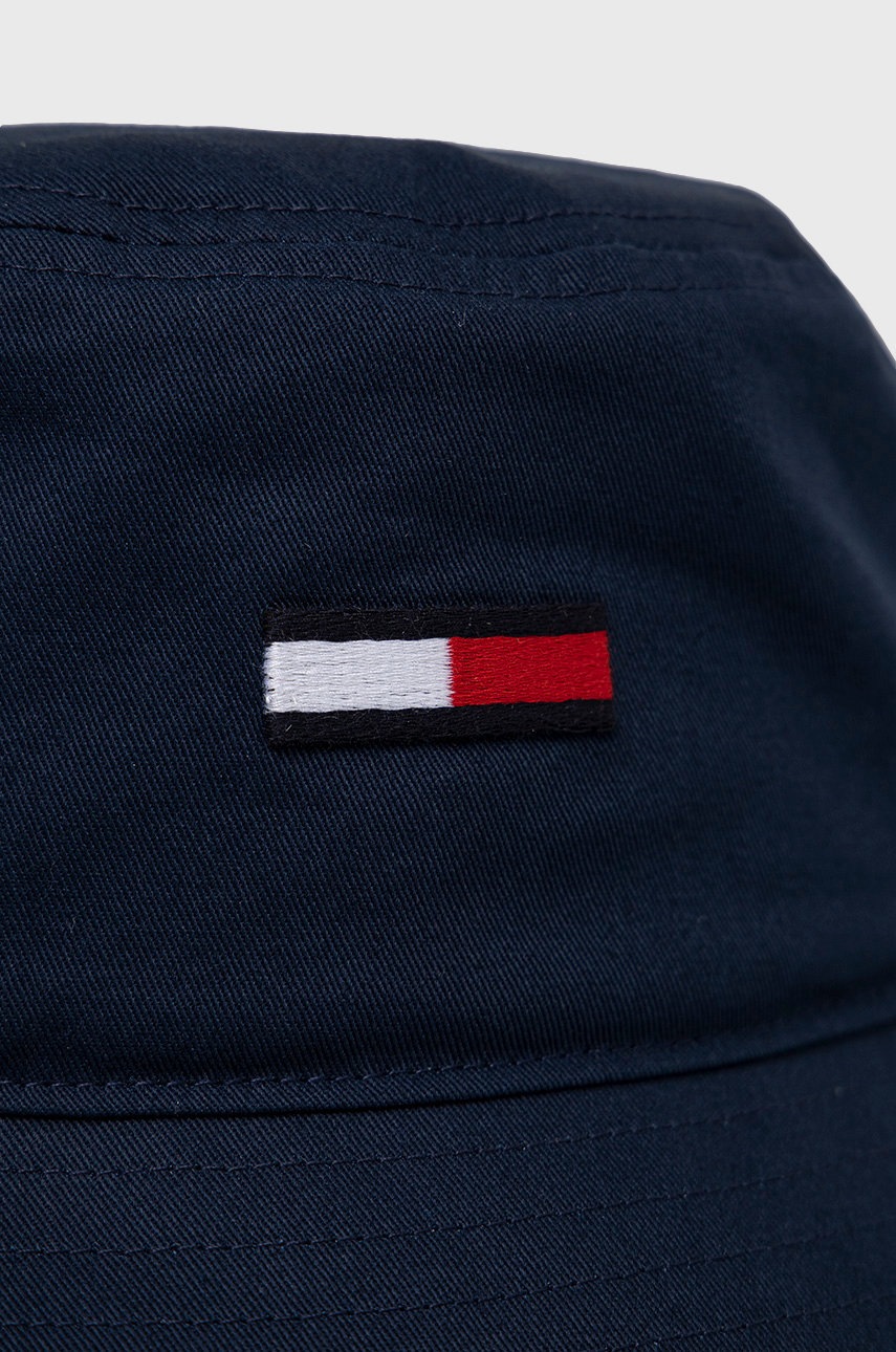 

Бавовняний капелюх Tommy Jeans колір синій з бавовни