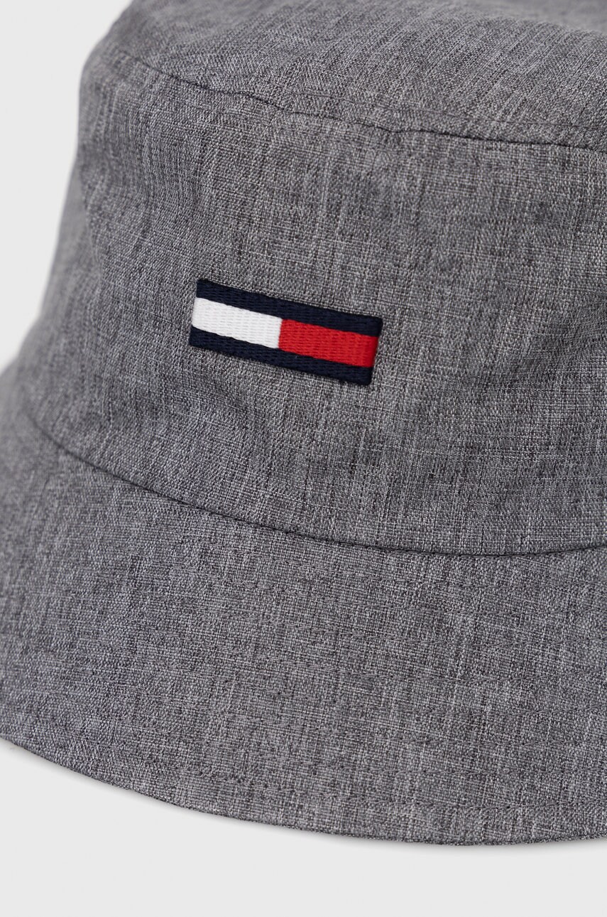 

Шляпа Tommy Jeans цвет серый