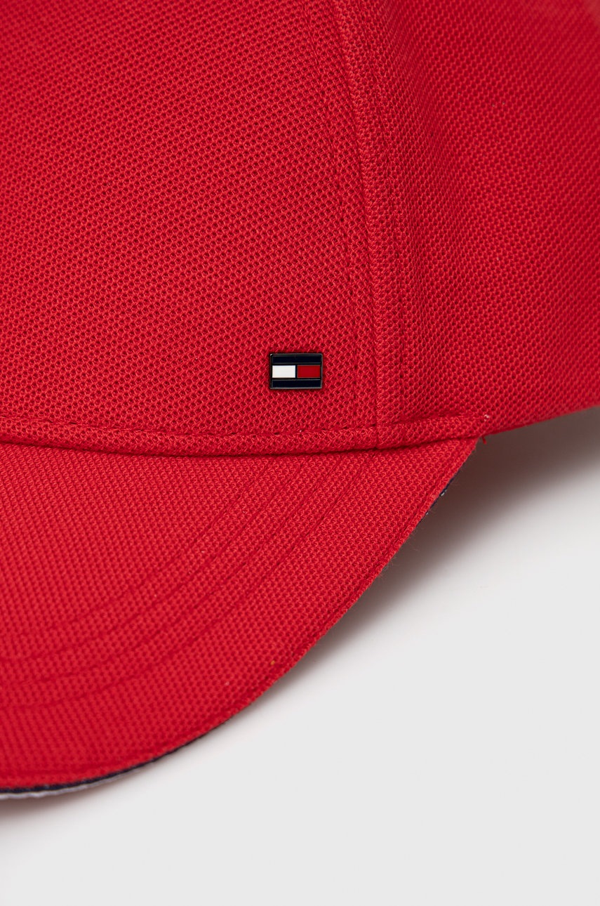 

Кепка Tommy Hilfiger колір червоний однотонна