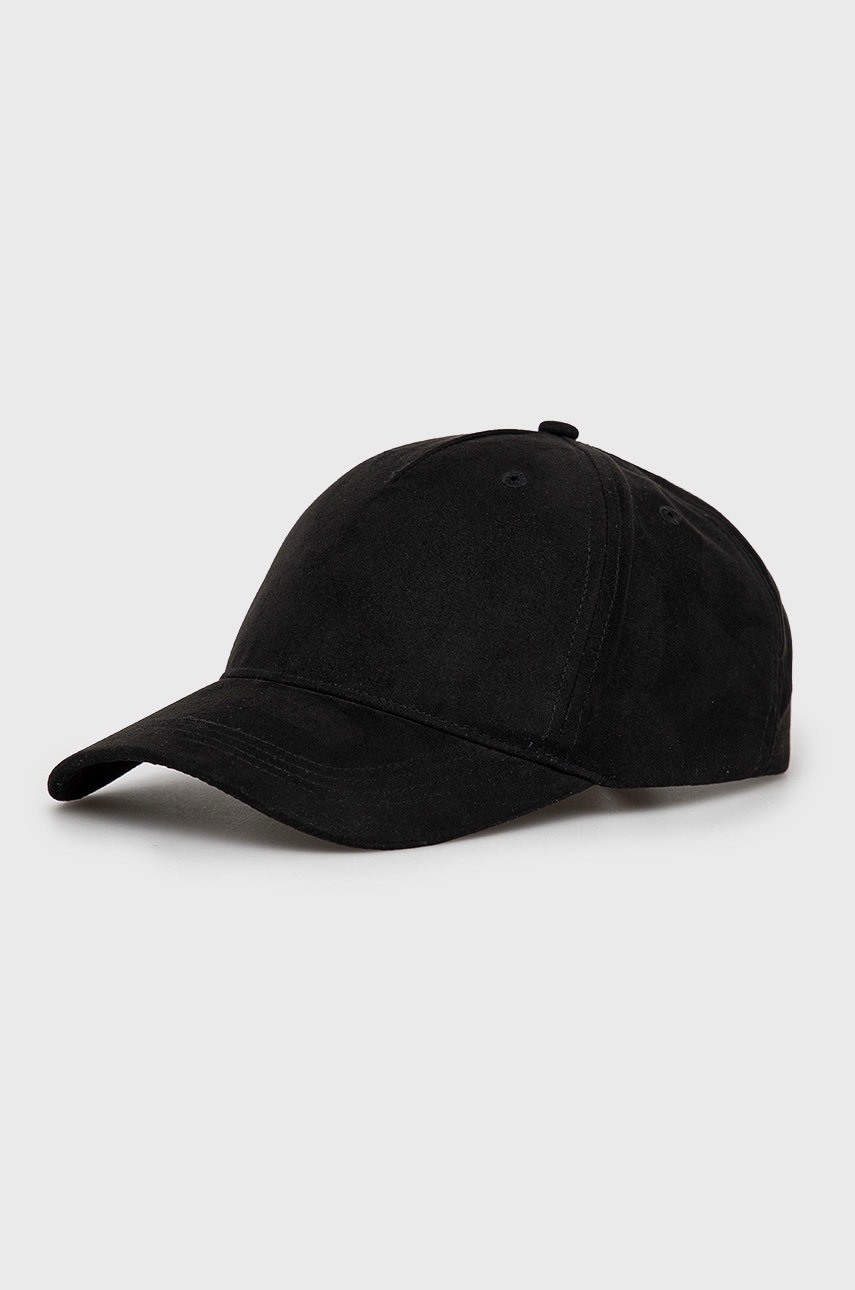 Jack & jones caciula culoarea negru, neted
