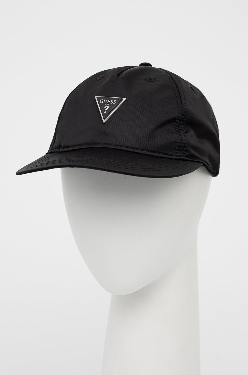

Кепка Guess колір чорний з аплікацією