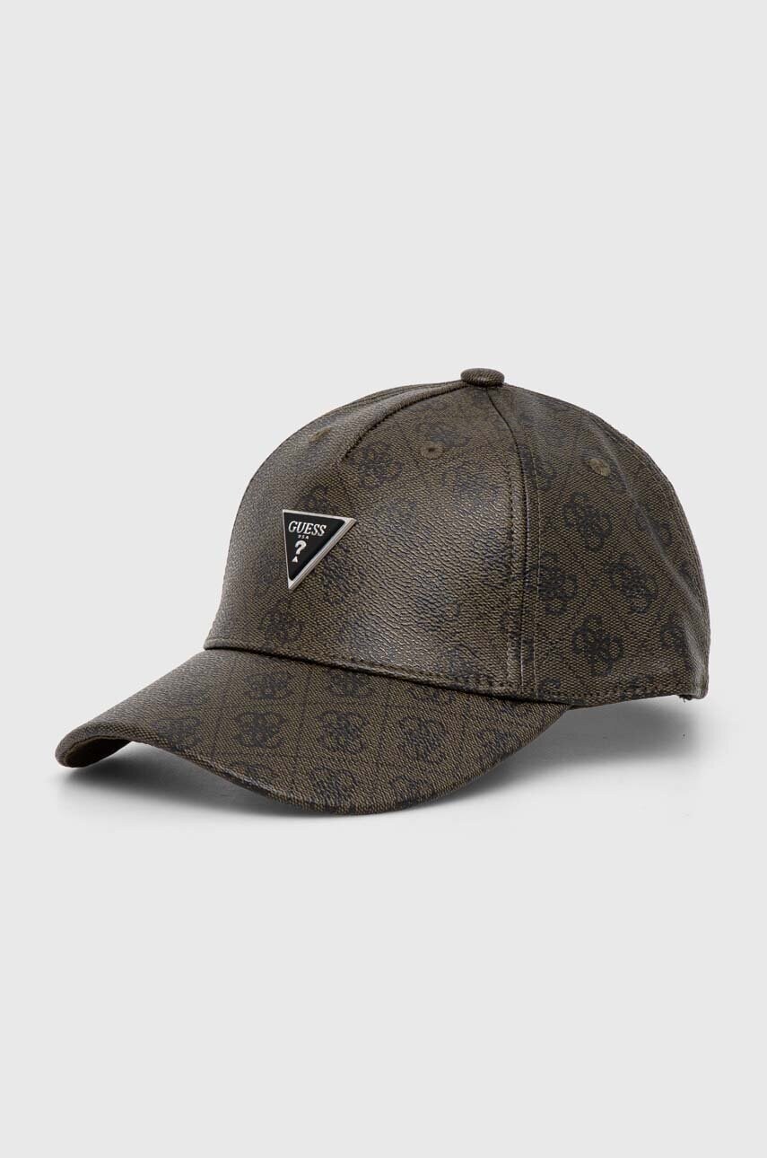 

Шапка Guess цвет зелёный узор