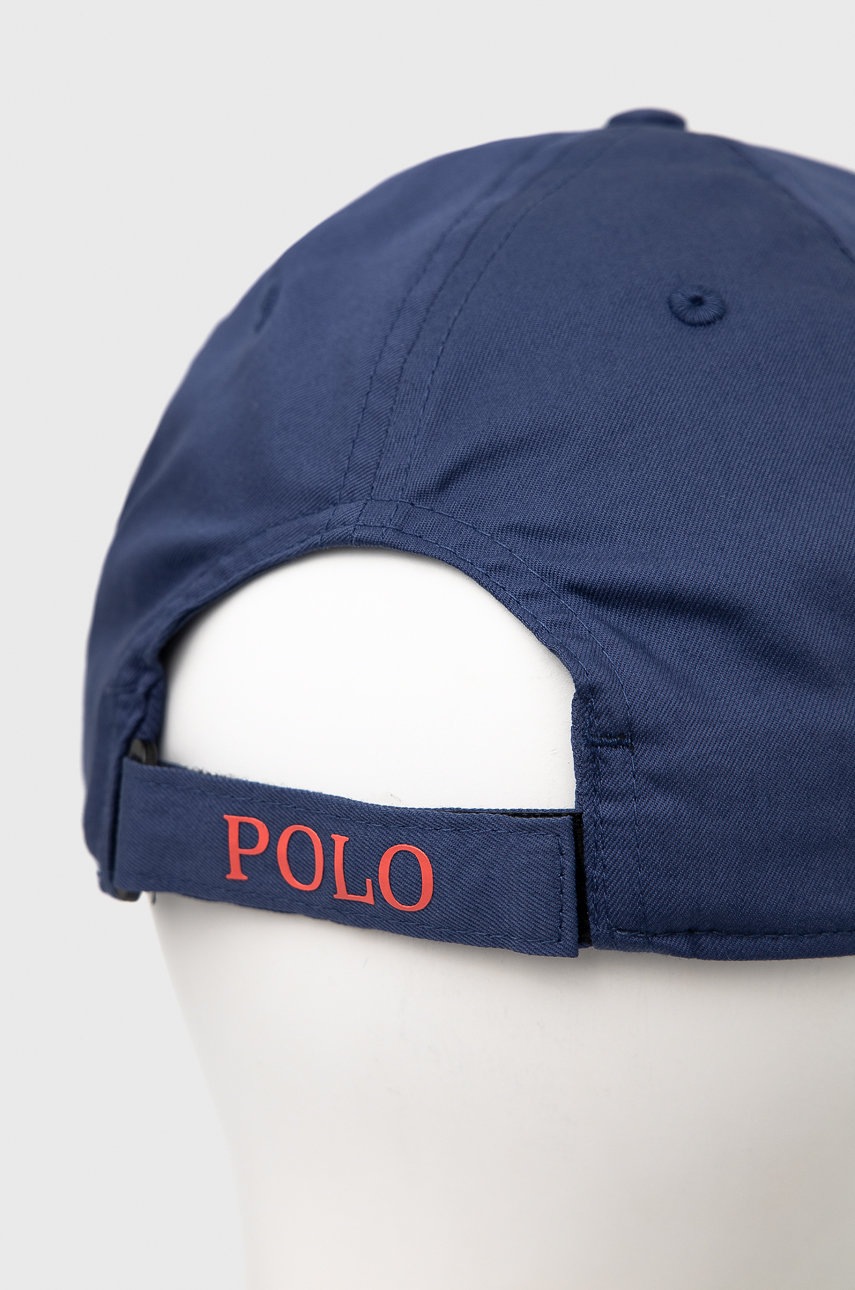 

Кепка Polo Ralph Lauren цвет синий однотонная