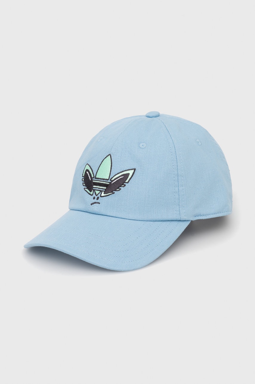 Adidas originals caciula din bumbac cu imprimeu