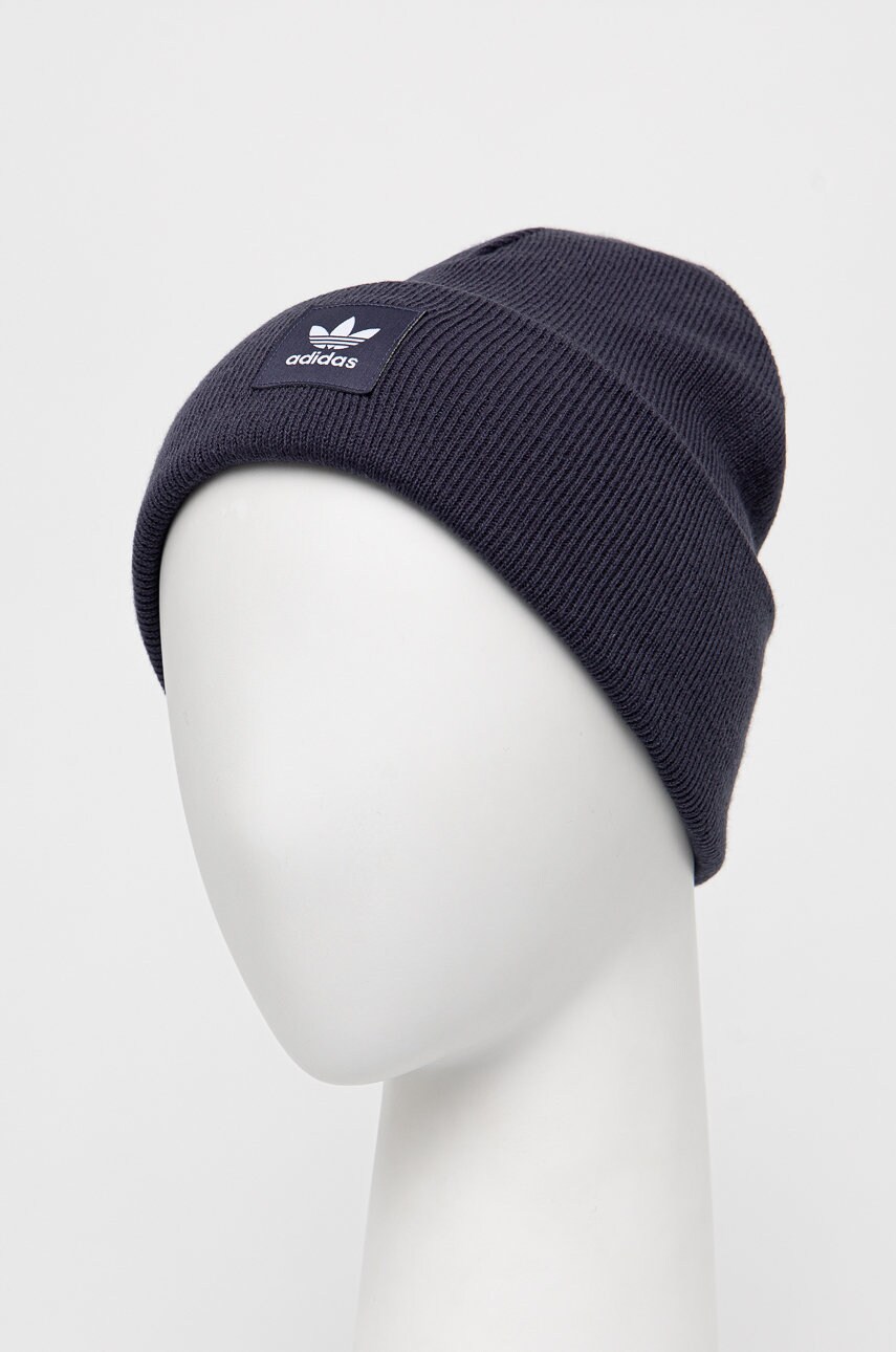 

Шапка adidas Originals HD9717.M колір синій з тонкого трикотажу