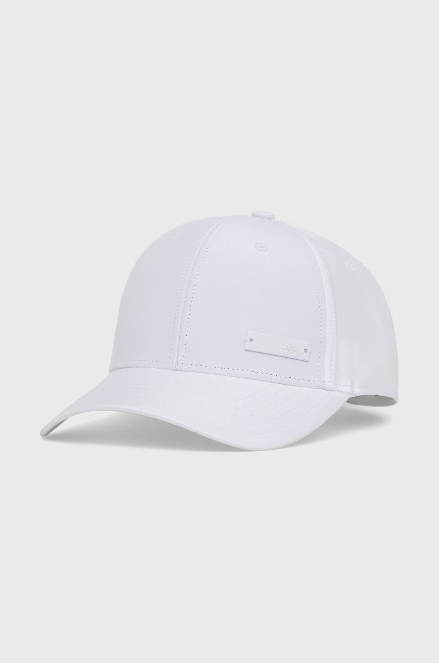 Adidas căciulă gm6264.m culoarea alb, material neted