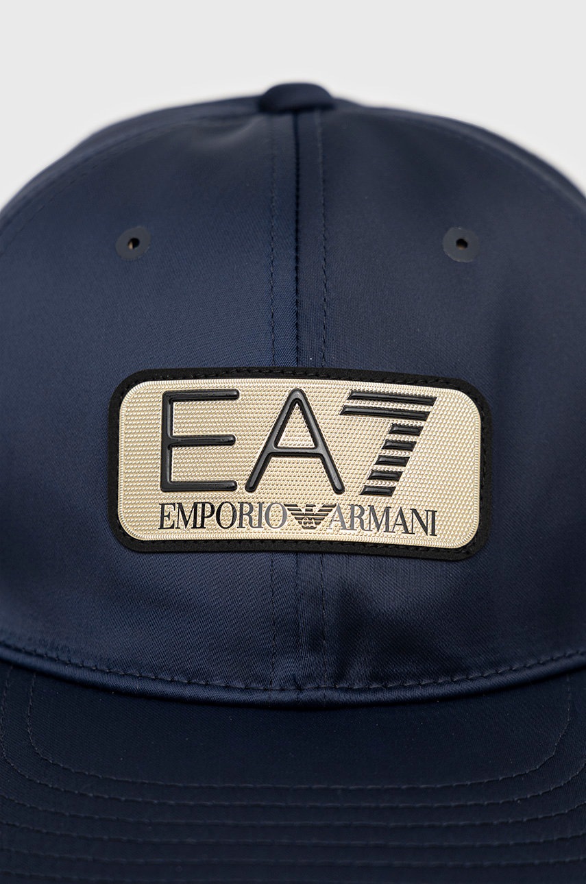 

Кепка EA7 Emporio Armani цвет синий с аппликацией