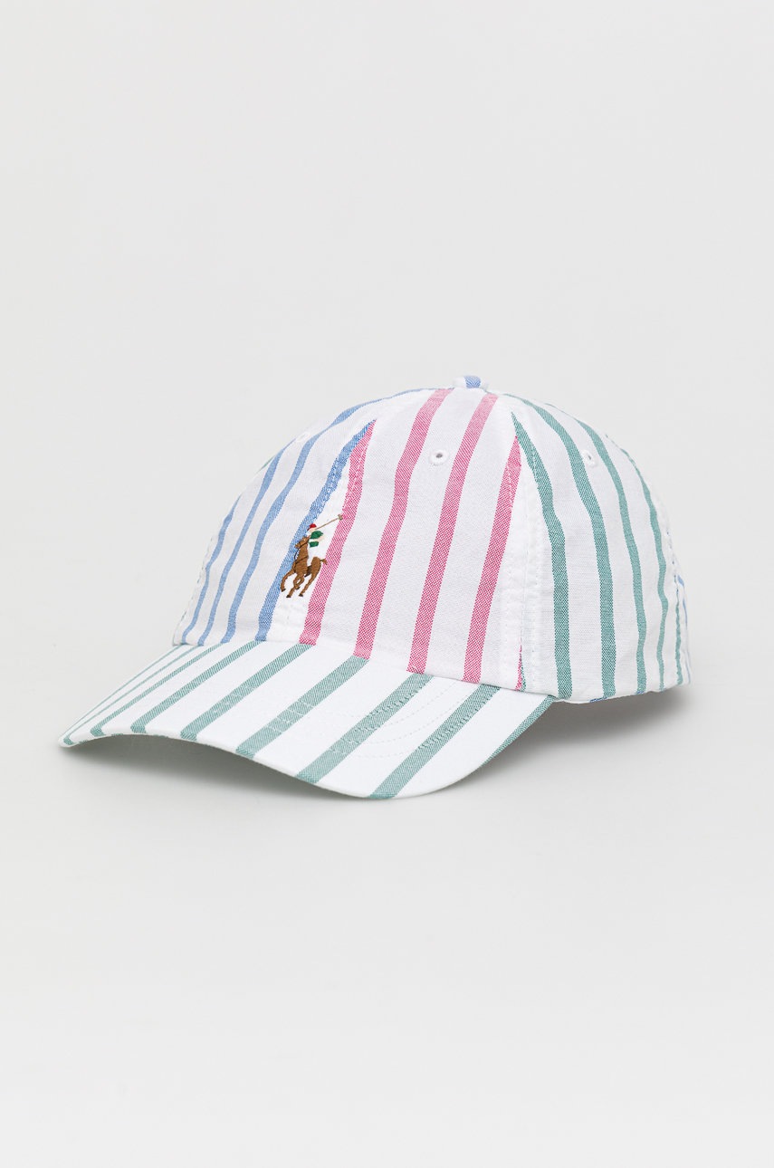 

Хлопковая кепка Polo Ralph Lauren с аппликацией