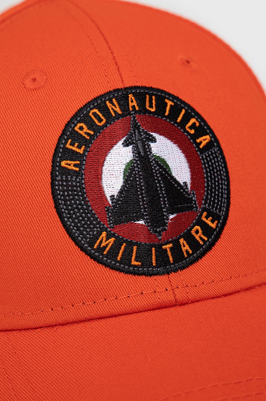 

Кепка Aeronautica Militare колір помаранчевий однотонна