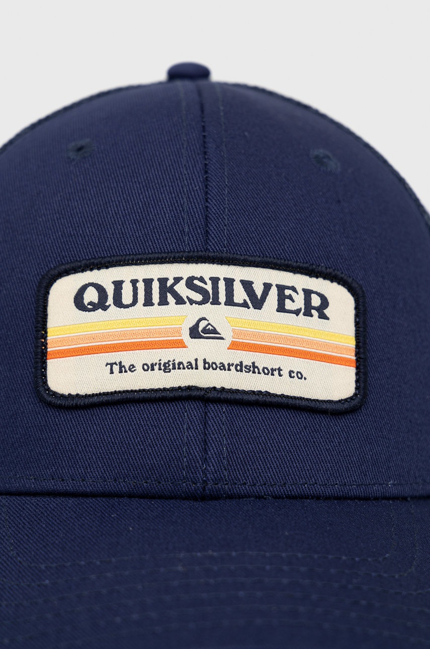 

Кепка Quiksilver колір синій з аплікацією