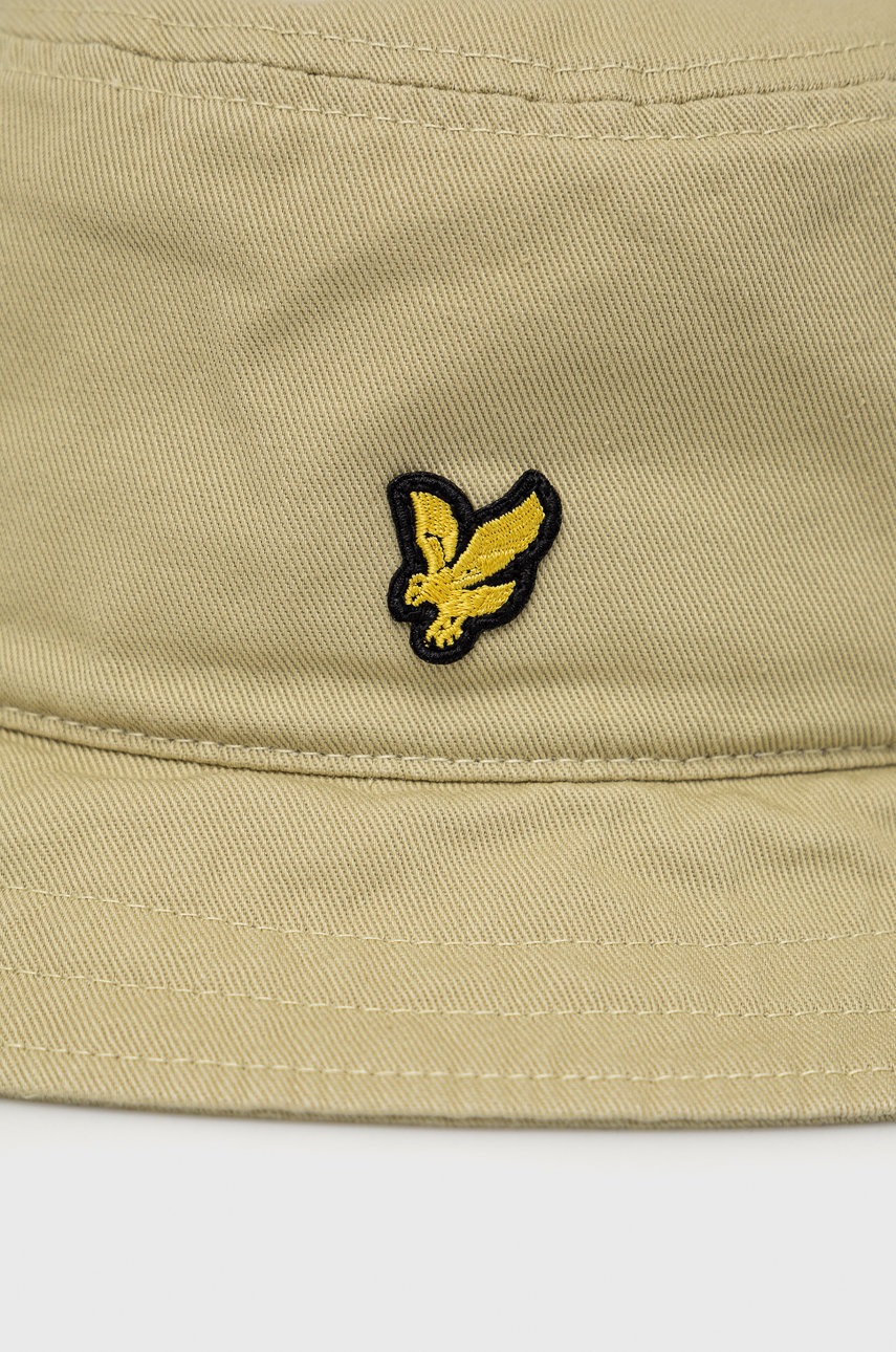 

Бавовняний капелюх Lyle & Scott колір бежевий з бавовни