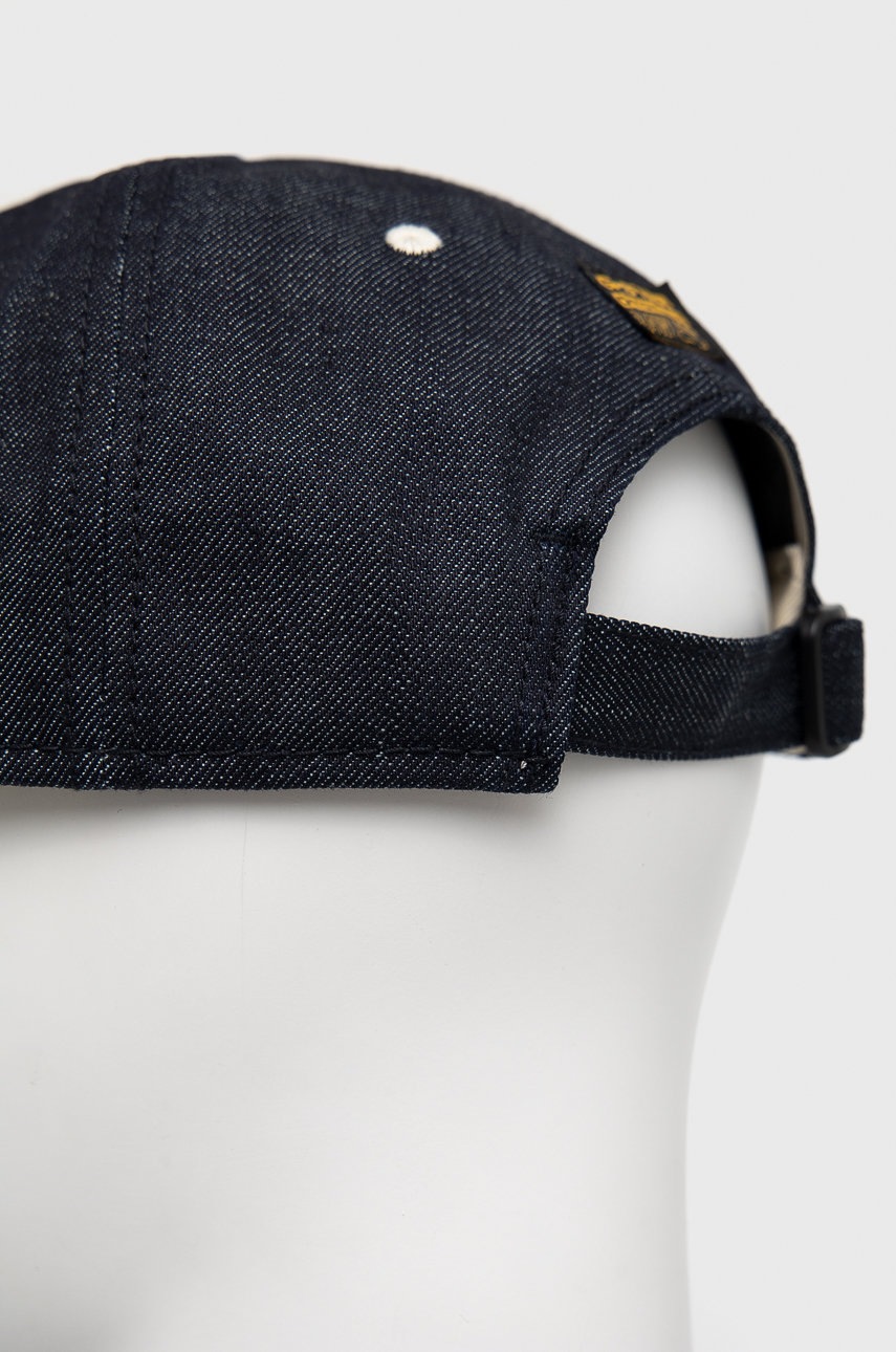 

Кепка G-Star Raw колір синій однотонна