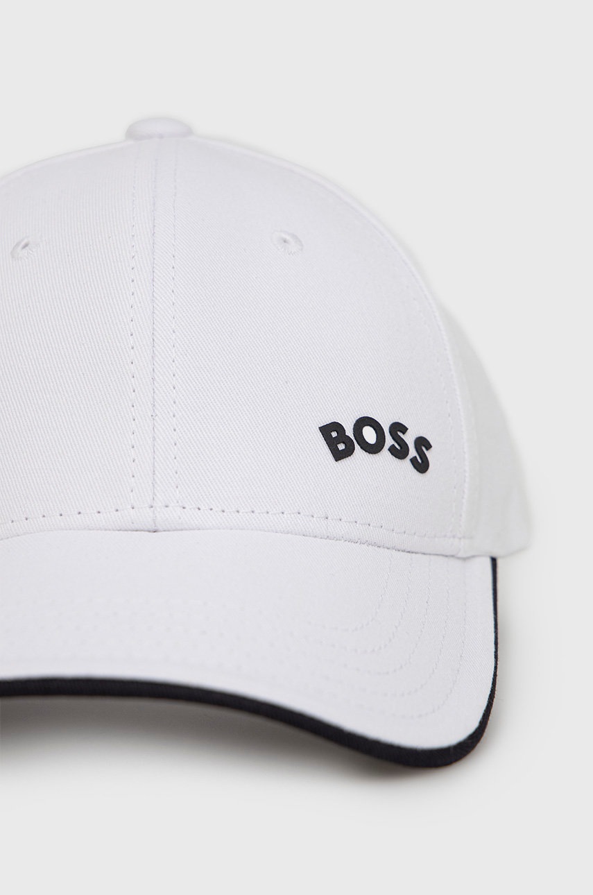 

Кепка Boss Boss Athleisure цвет белый однотонная