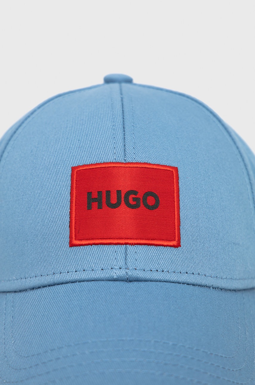 

Хлопковая кепка HUGO с аппликацией