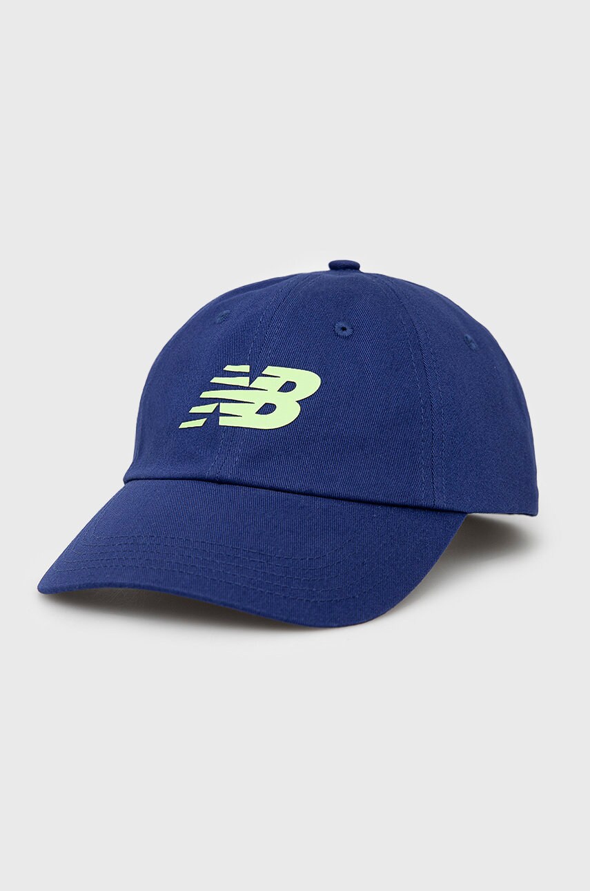 New balance caciula din bumbac lah13010vbe cu imprimeu