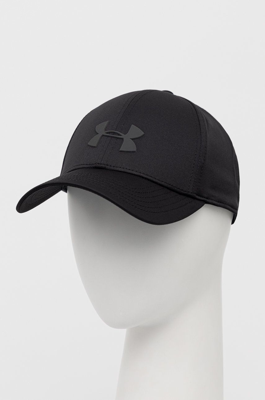 Under Armour șapcă 1369781 culoarea negru, neted 1369781-001 Under Armour șapcă 1369781 culoarea negru, neted 1369781-001