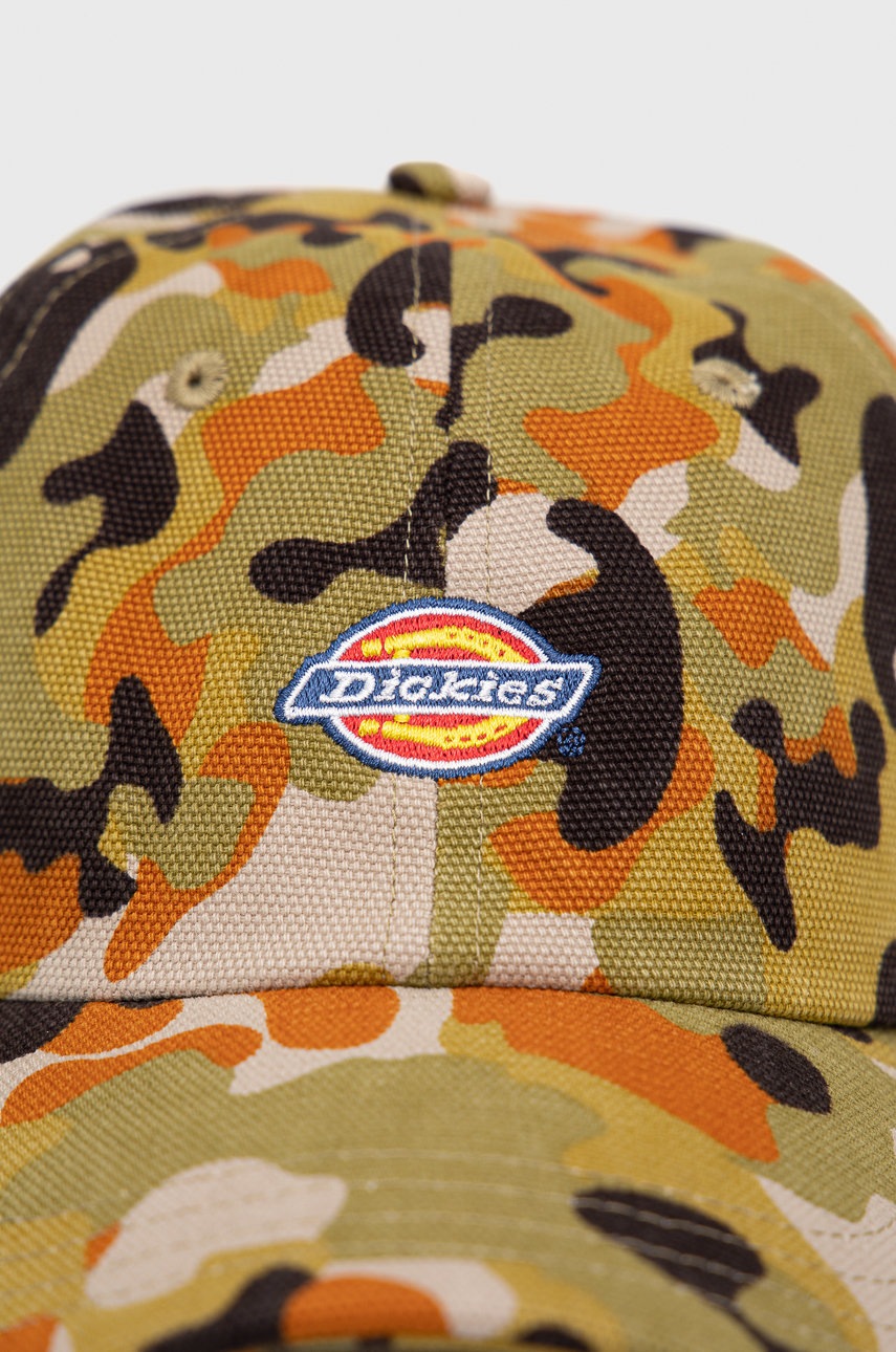 

Кепка Dickies цвет зелёный узор