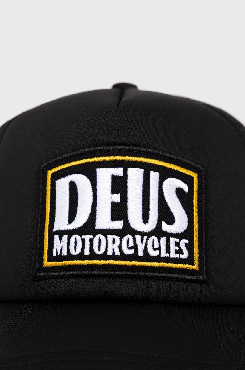 

Кепка Deus Ex Machina цвет чёрный с аппликацией