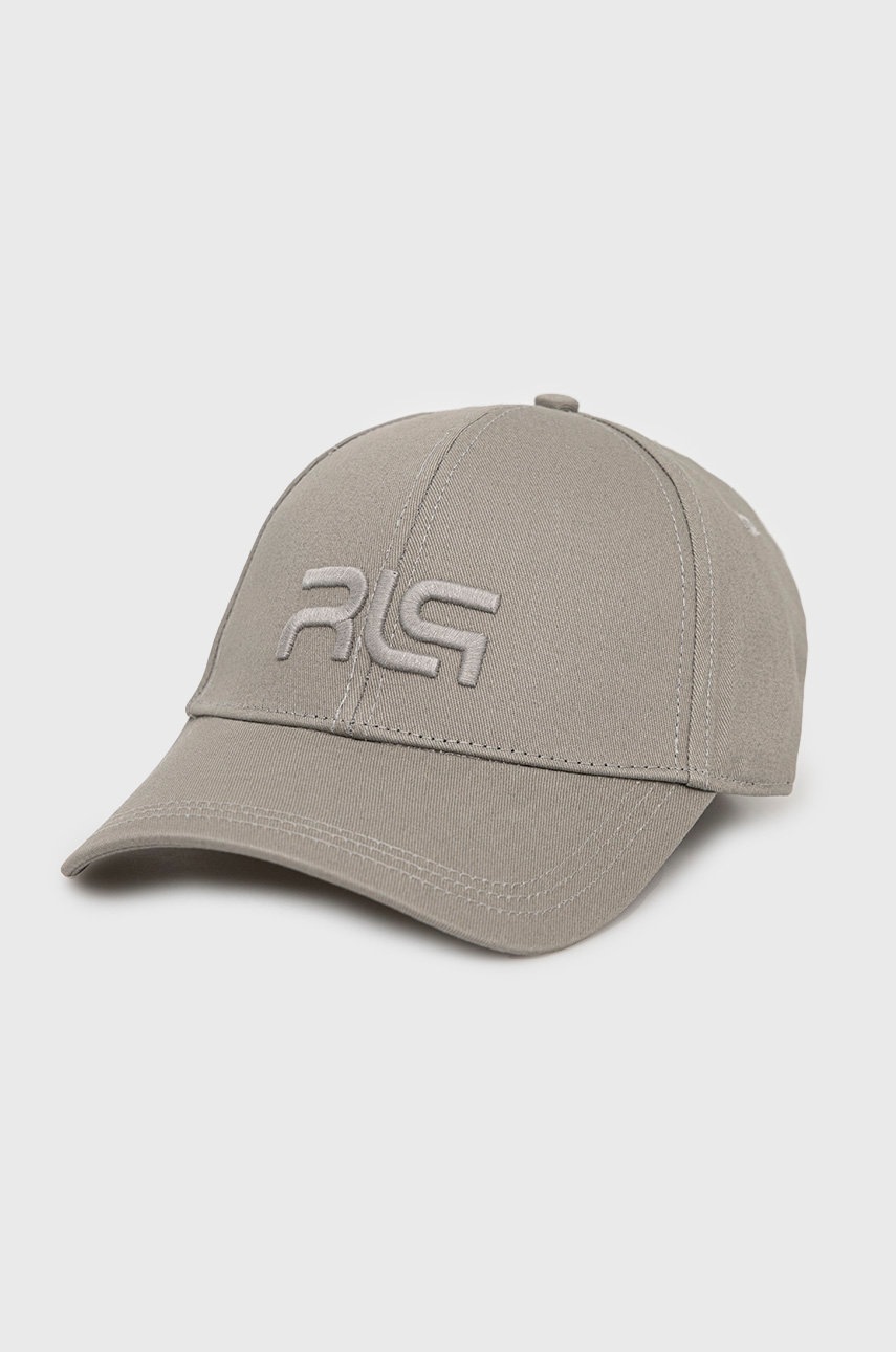 

Памучна шапка 4F 4f X Rl9 в сиво с апликация, Сив