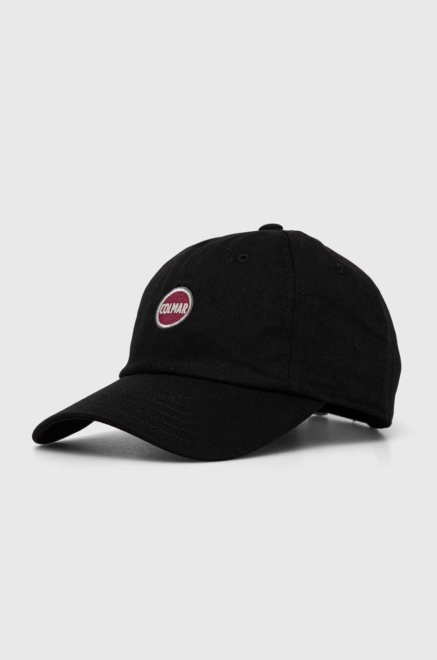 Colmar șapcă de baseball din bumbac culoarea negru, cu imprimeu