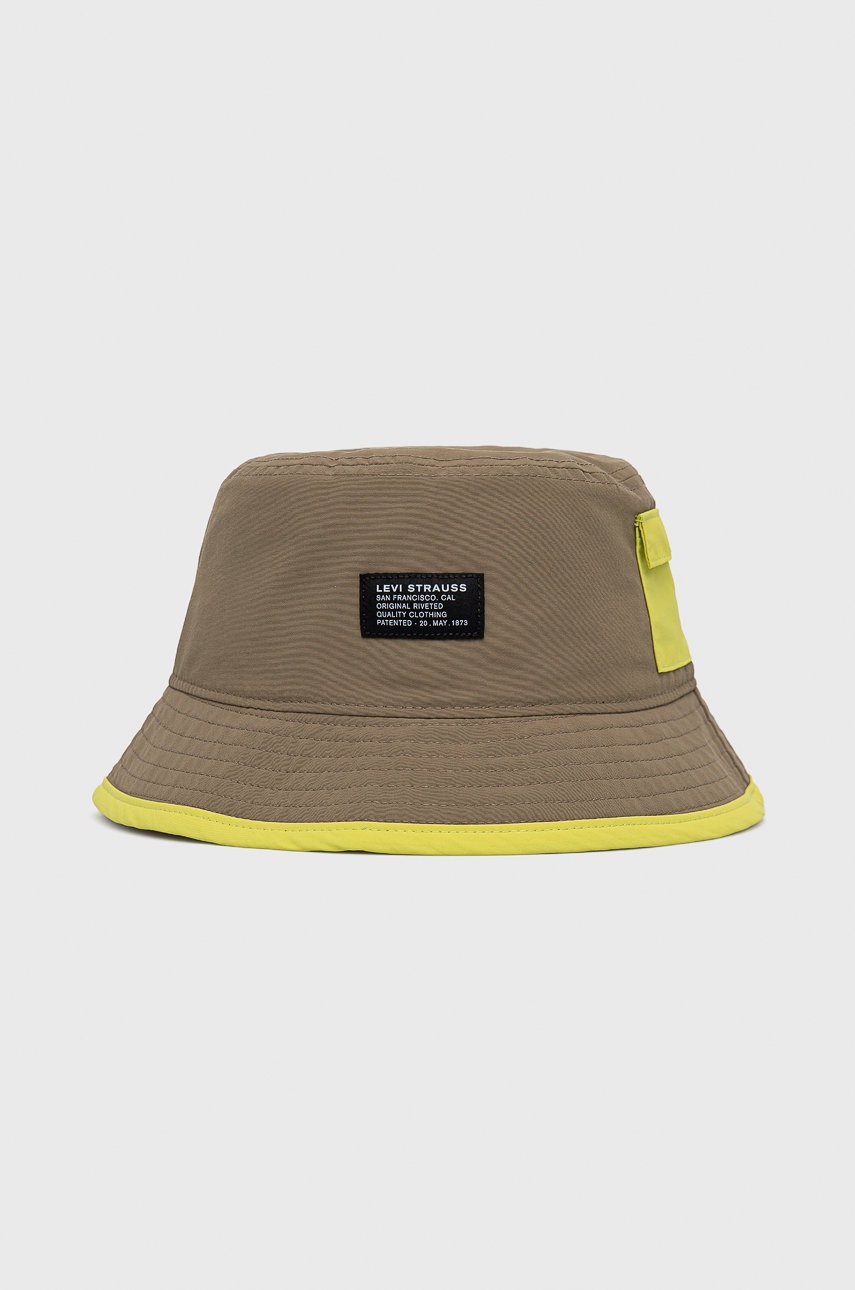 Levi’s palarie culoarea verde Levi’s palarie culoarea verde answear.ro