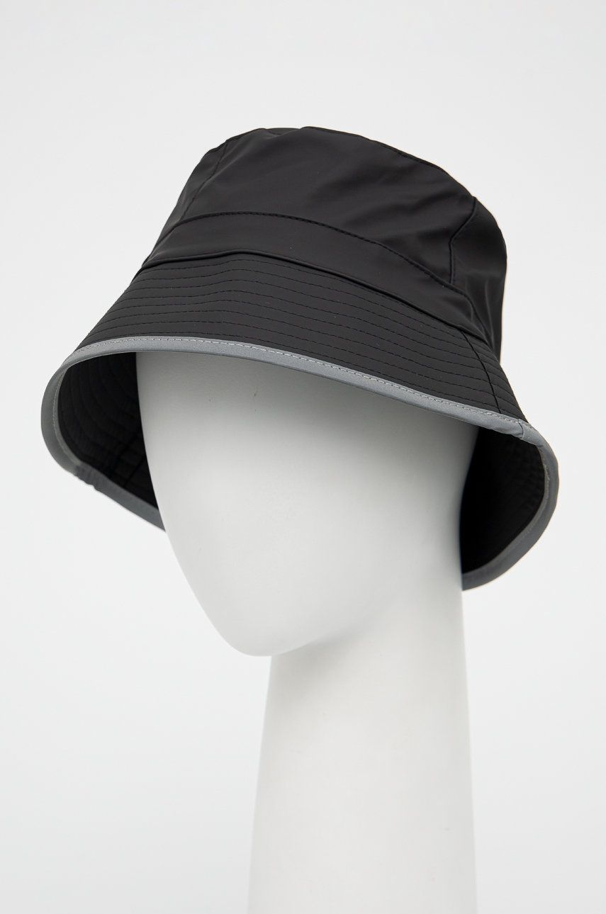 Rains kapelusz 14070 Bucket Hat Reflective kolor czarny