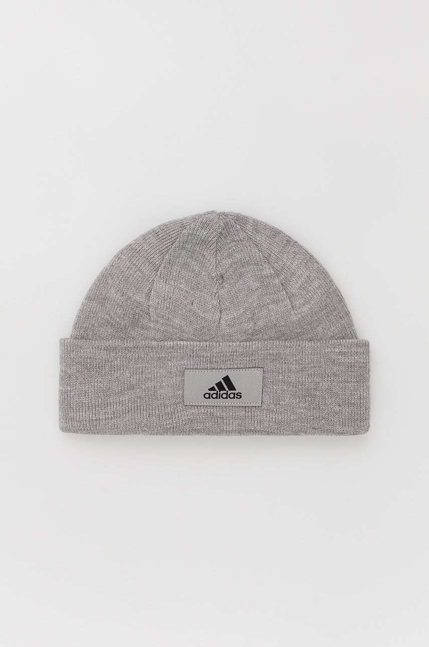 Adidas căciulă culoarea gri